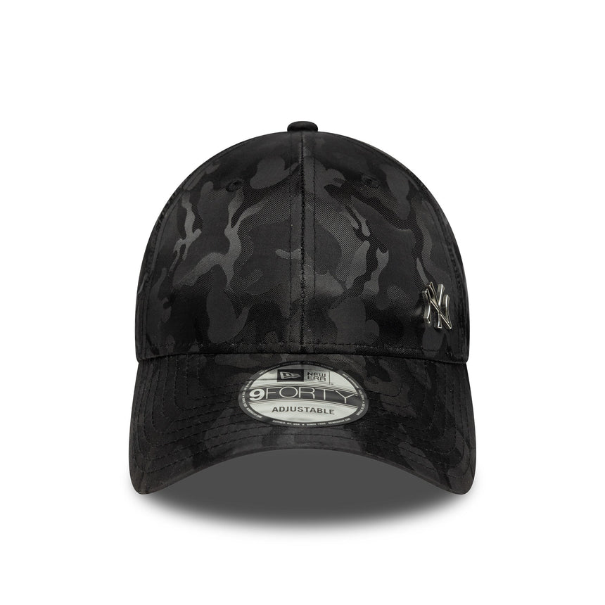 Casquette des New York Yankees, pin sans défaut, New Era, 9FORTY, camouflage, noir