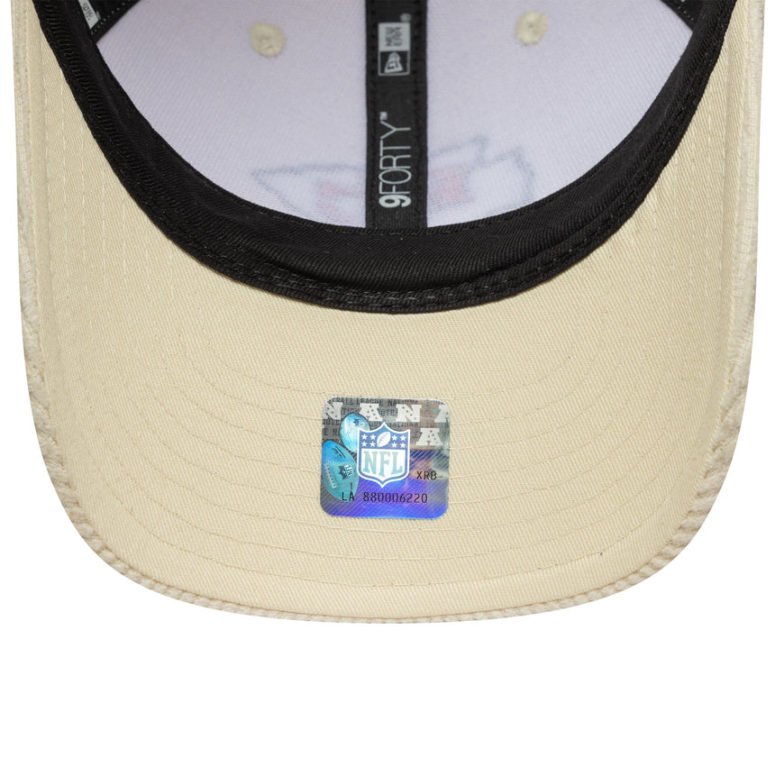 Casquette Chiefs de Kansas City, cordon, New Era, 9FORTY, beige
