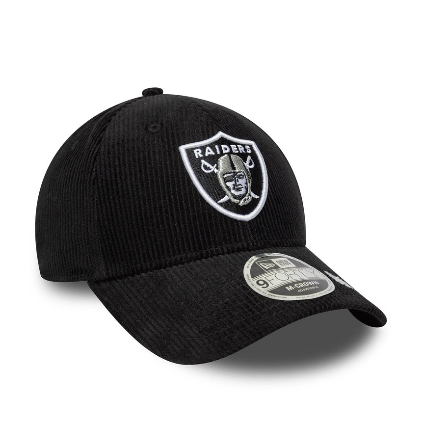 Casquette Las Vegas Raiders, cordon, New Era, 9FORTY, noir