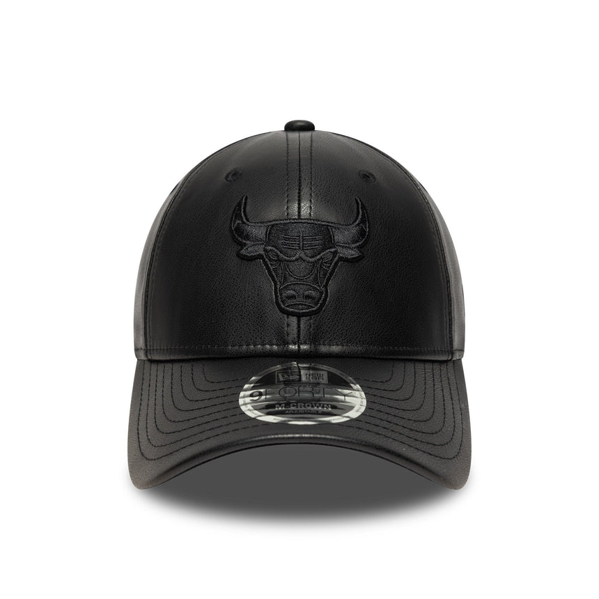 Casquette Chicago Bulls, PU MC, New Era, 9FORTY, uni, noir