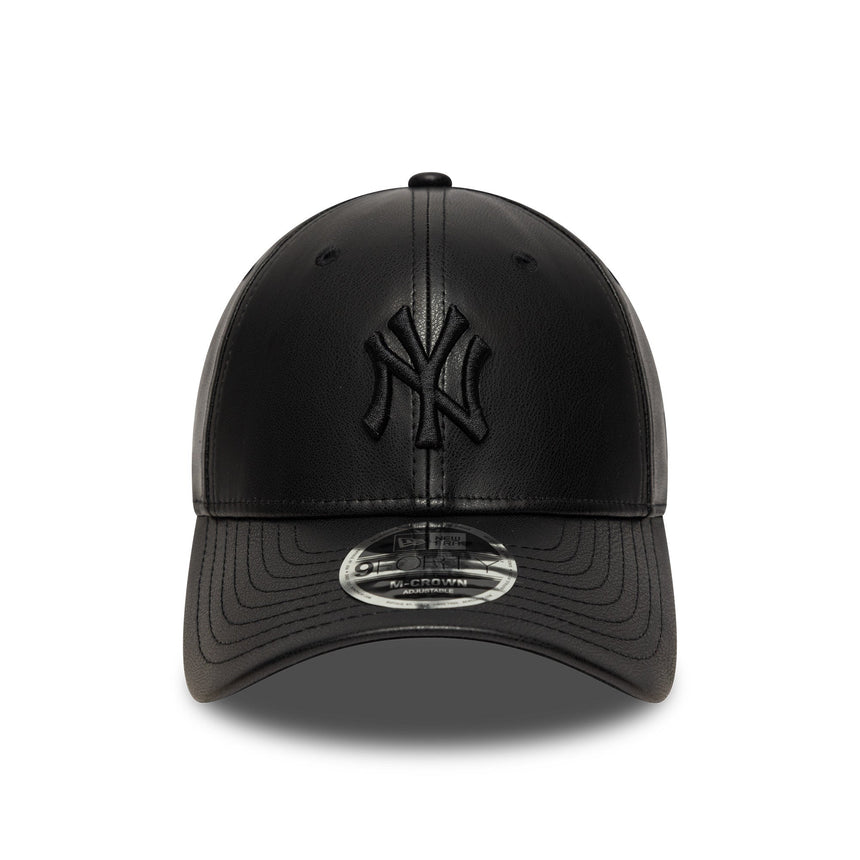 Casquette des Yankees de New York, badge classique, New Era, 9FORTY, noir