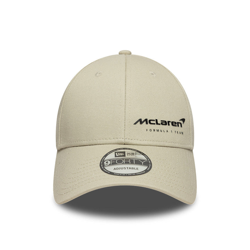 Casquette McLaren, essentielle, New Era, 9FORTY, crème