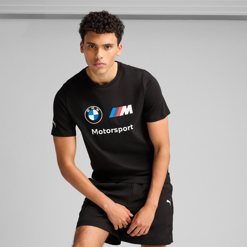 T-shirt logo BMW, Puma, Essentiel, MMS, noir 🔥