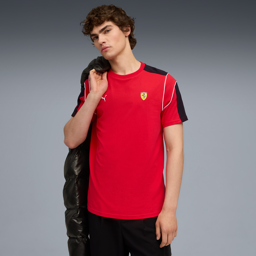 T-shirt Ferrari, Puma, MT7, rouge