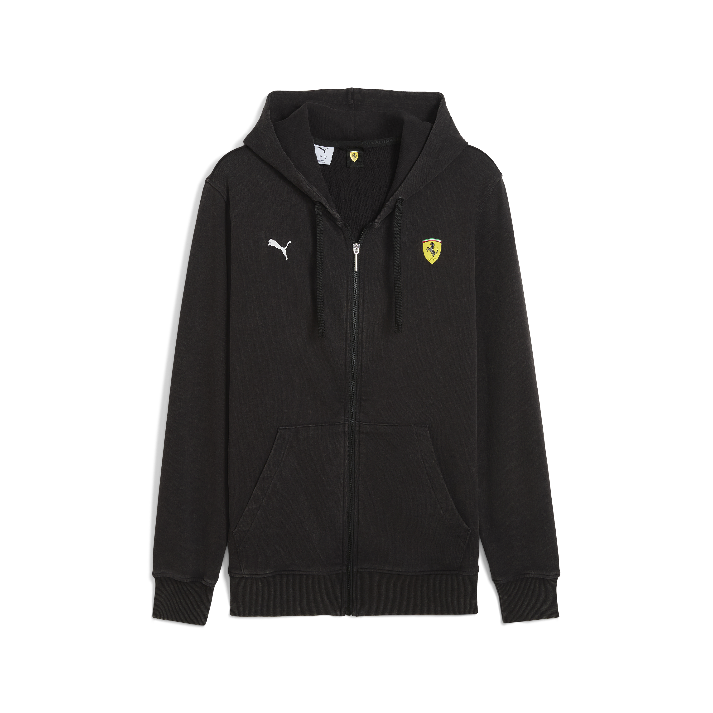 Sweat à capuche zippé Ferrari, Puma, noir 🔥