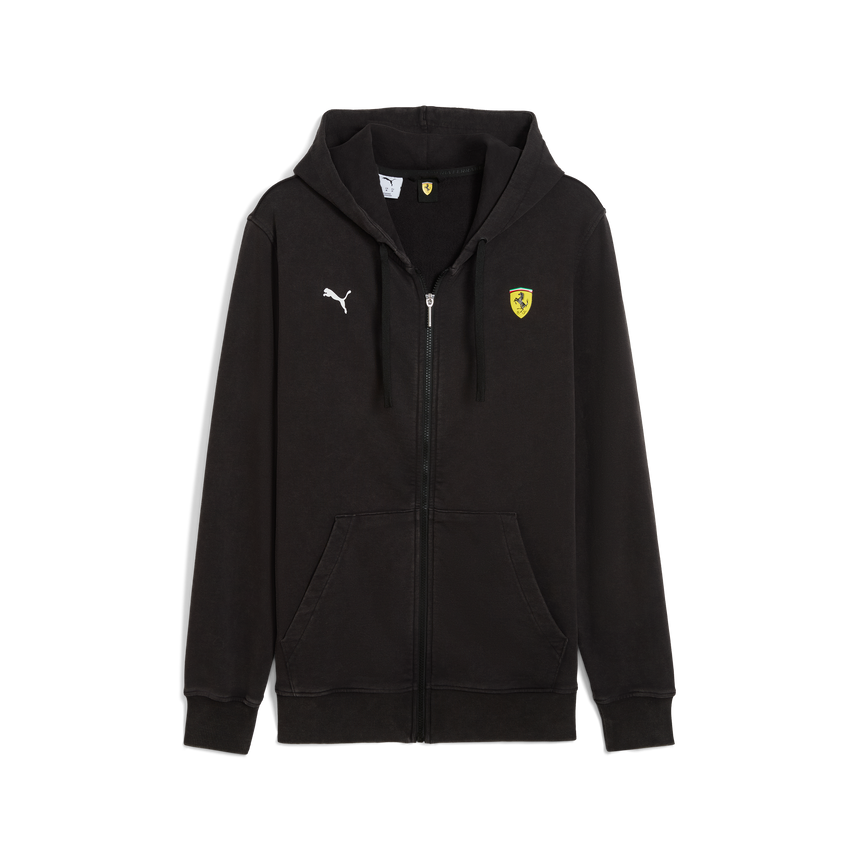 Sweat à capuche zippé Ferrari, Puma, noir 🔥