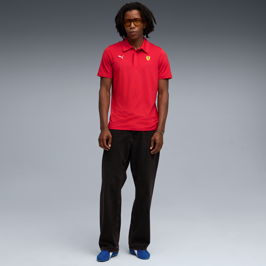 Polo Ferrari, Puma, vêtement de sport Cloudspun, rouge 🔥