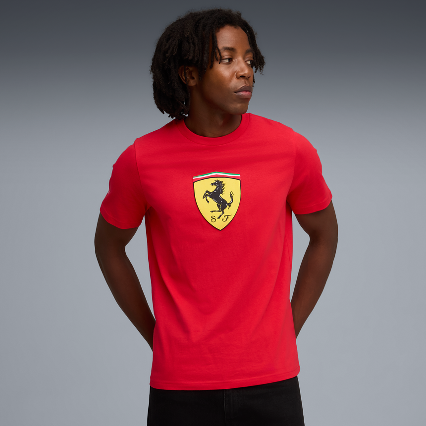 T-shirt Ferrari, Puma, vêtement de sport, rouge 🔥