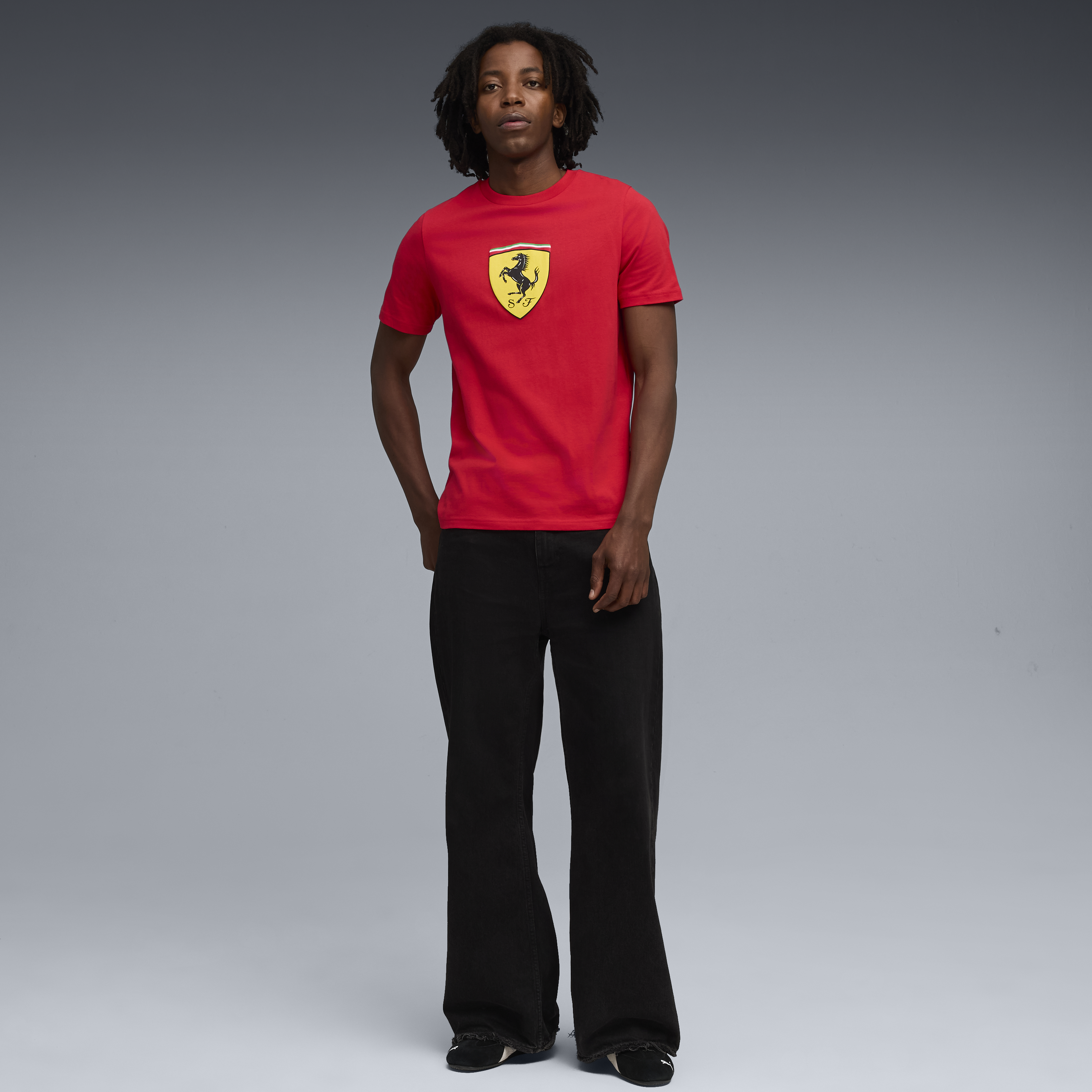 T-shirt Ferrari, Puma, vêtement de sport, rouge 🔥