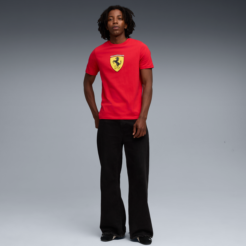 T-shirt Ferrari, Puma, vêtement de sport, rouge 🔥
