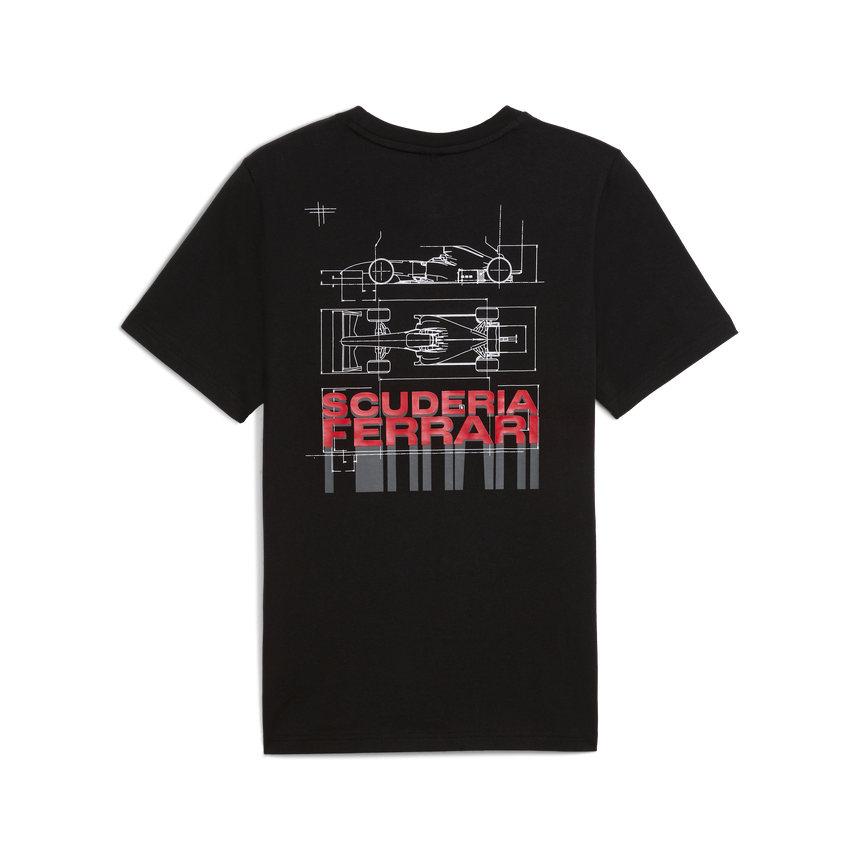 T-shirt graphique Ferrari, Puma, noir