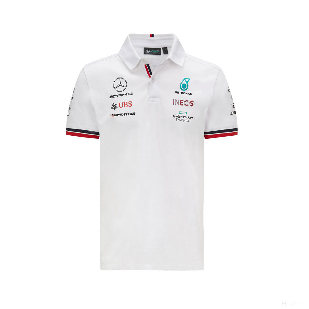 2021, blanch, Mercedes Équipe Polo - FansBRANDS®