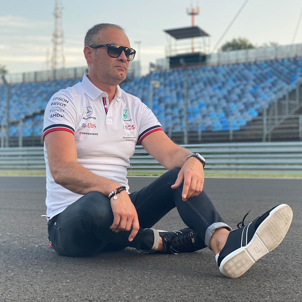 2021, blanch, Mercedes Équipe Polo - FansBRANDS®