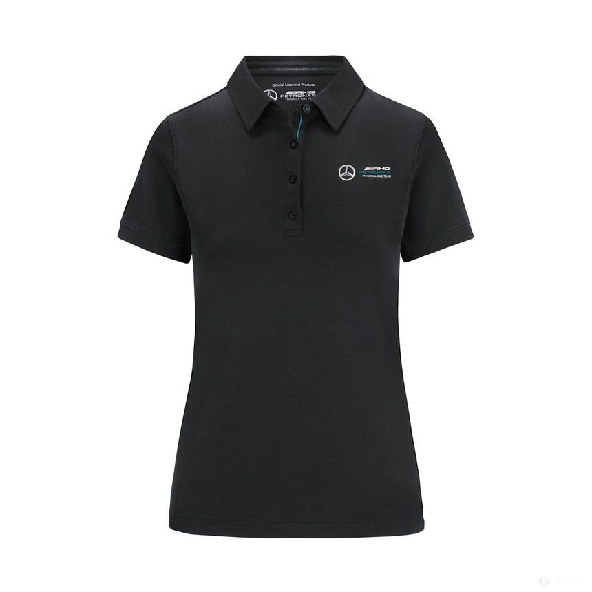 Mercedes Polo Femmess, Classic, Noir, 2022 - FansBRANDS®