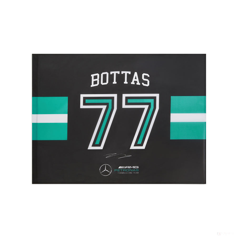 Mercedes Bottas Drapeau, 120x90 cm, Multicolore, 2021 - FansBRANDS®