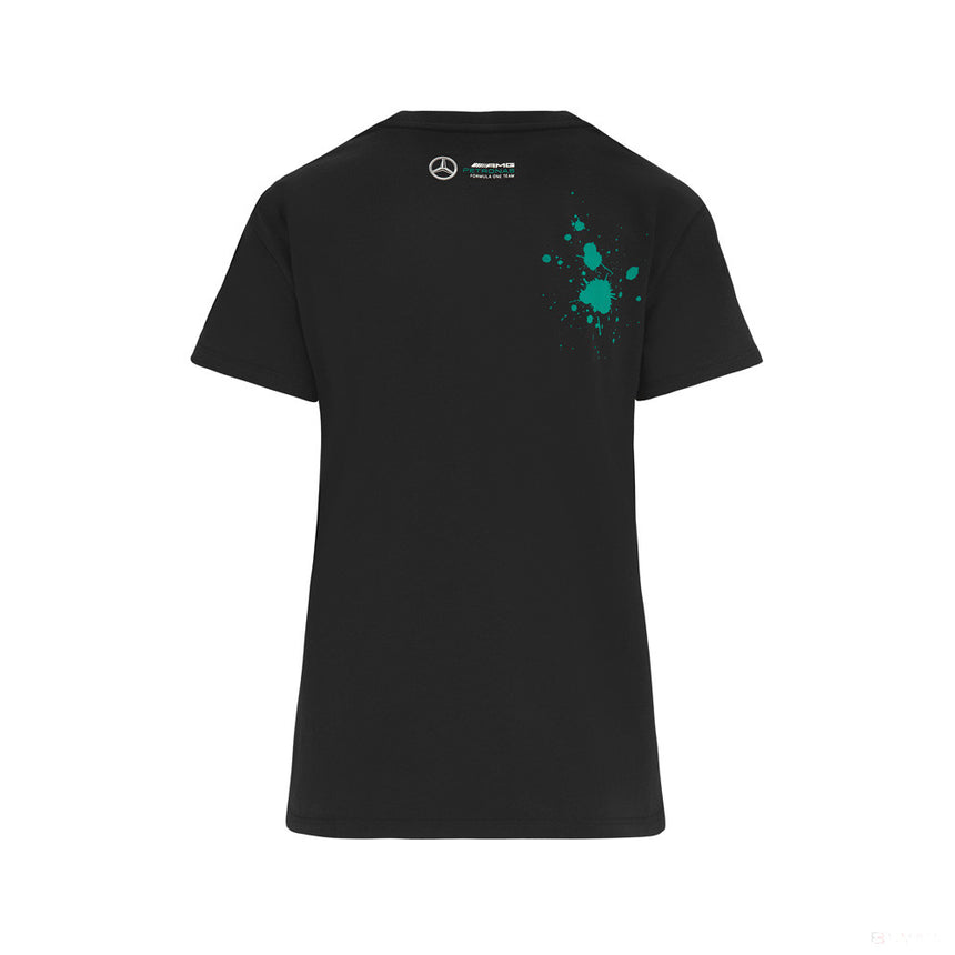 Mercedes Lewis Hamilton T-shirt col rond Femmess, LEWIS #44, Noir, 2022 - FansBRANDS®