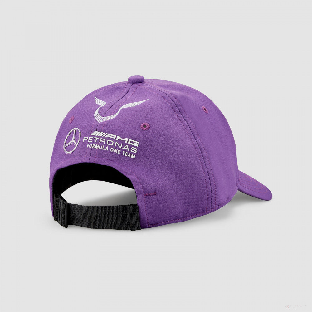 Mercedes Casquette de baseball Enfant, Lewis Hamilton, Mauve, 2022 - FansBRANDS®