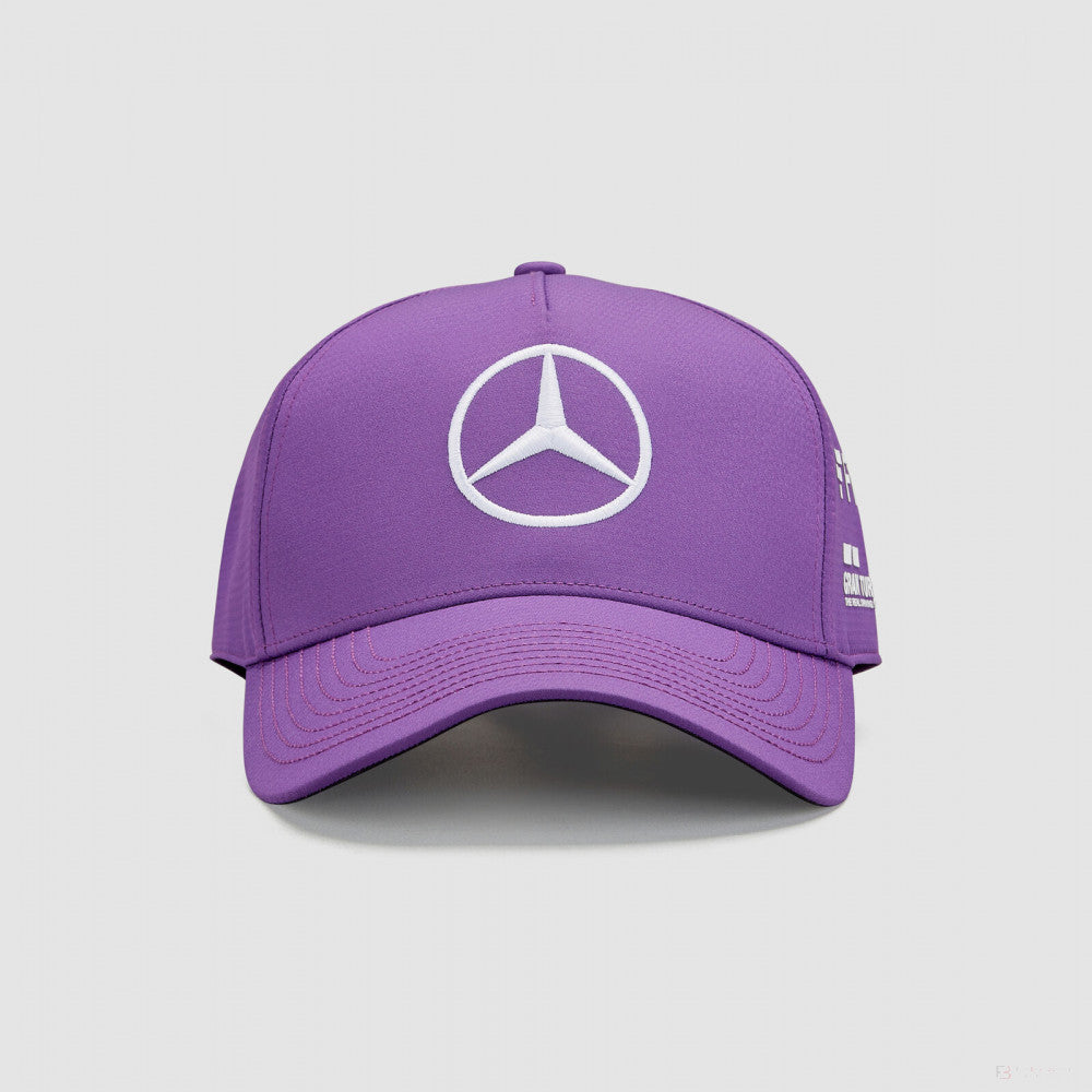 Mercedes Casquette de baseball Enfant, Lewis Hamilton, Mauve, 2022 - FansBRANDS®