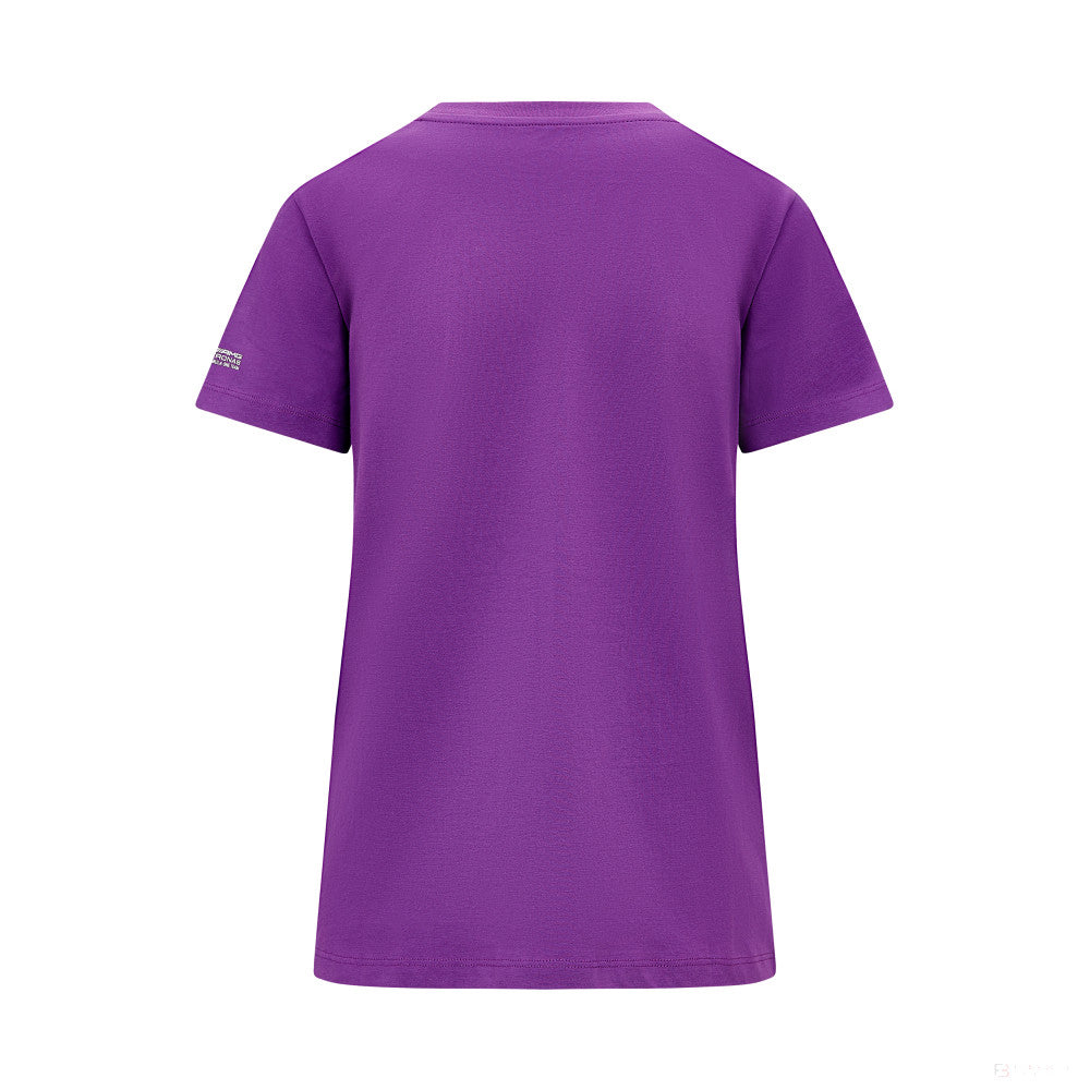 Mercedes Lewis Hamilton, T-shirt avec logo, femmes, violet - FansBRANDS®