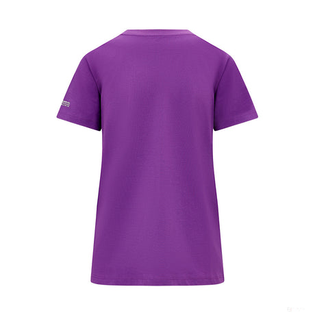 Mercedes Lewis Hamilton, T-shirt avec logo, femmes, violet - FansBRANDS®