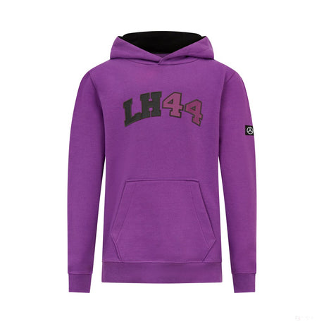 Sweat à capuche Mercedes Lewis Hamilton, enfants, violet - FansBRANDS®