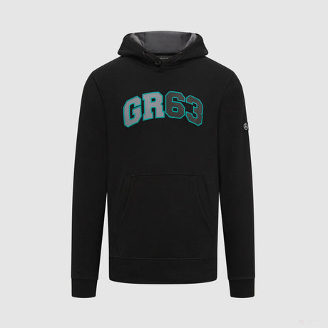 Sweat à capuche Mercedes George Russell, noir - FansBRANDS®