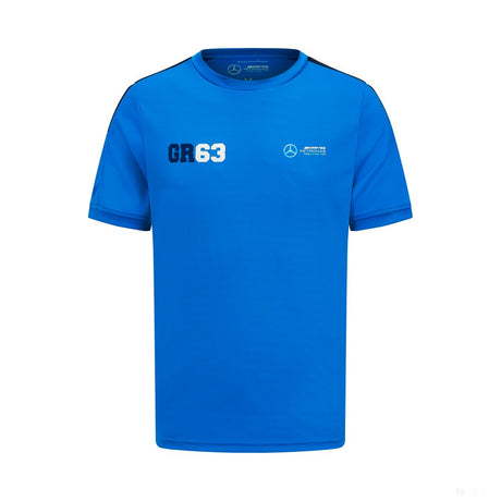 Chemise de sport Mercedes George Russell, bleue - FansBRANDS®