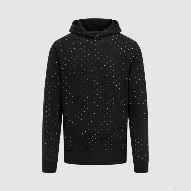 Sweat à capuche à pois Mercedes, noir - FansBRANDS®