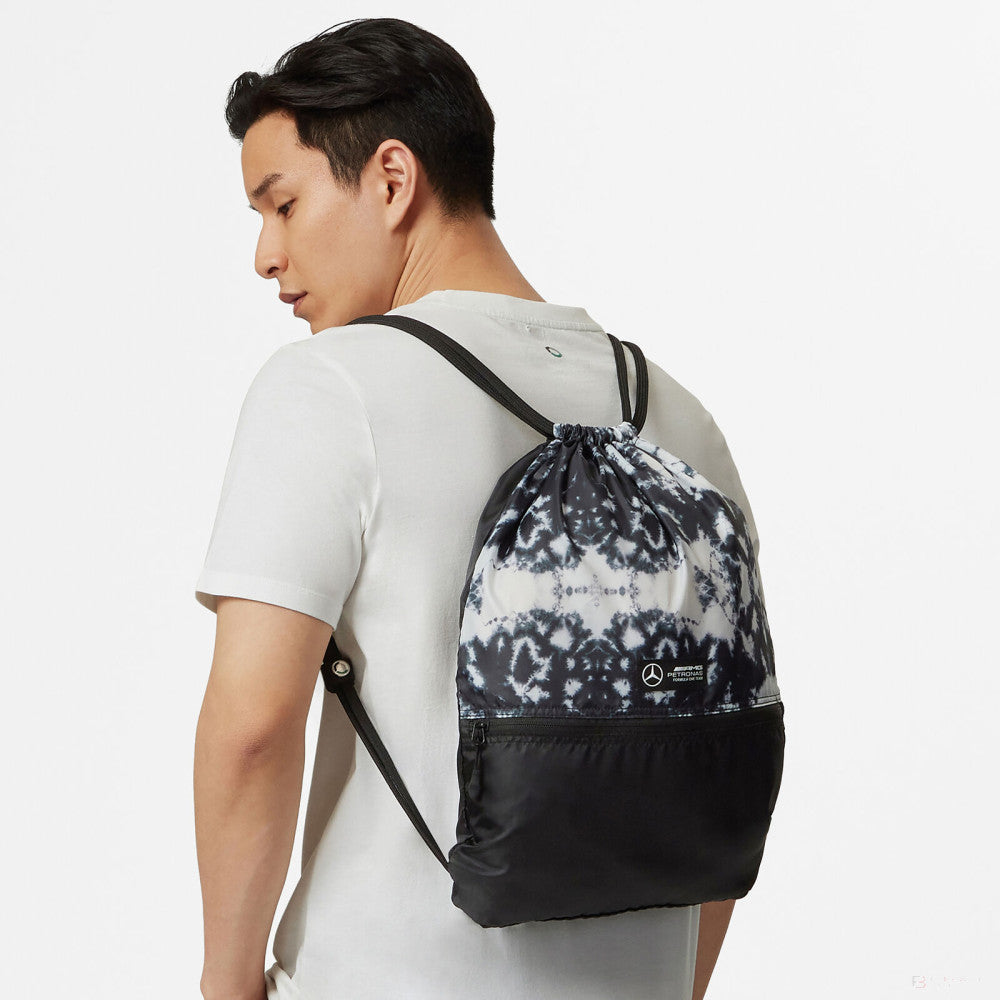 Sac de sport Mercedes Tie Dye, gris - FansBRANDS®