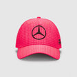 Mercedes Team Lewis Hamilton Col Driver casquette de baseball Néon rose, 2023 - FansBRANDS®