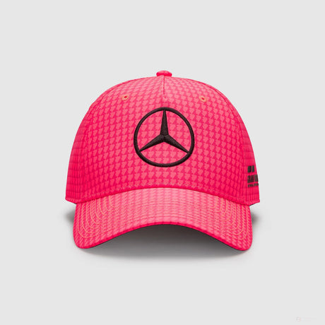 Mercedes Team Lewis Hamilton Col Driver casquette de baseball Néon rose, 2023 - FansBRANDS®