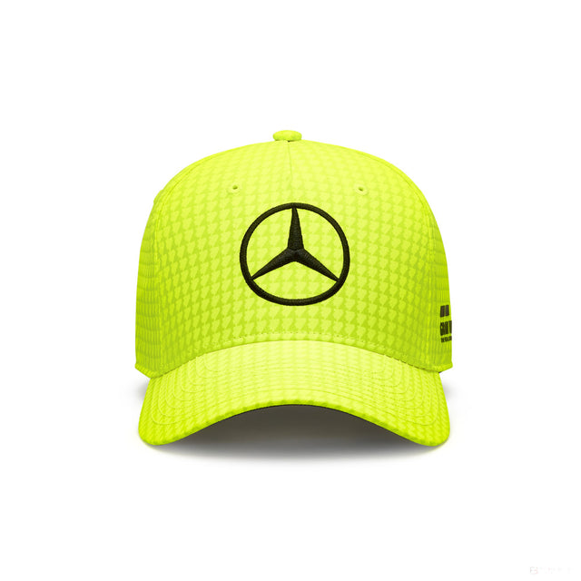 Mercedes Team Kids Lewis Hamilton Col Driver casquette de baseball Neon jaune, 2023 - FansBRANDS®