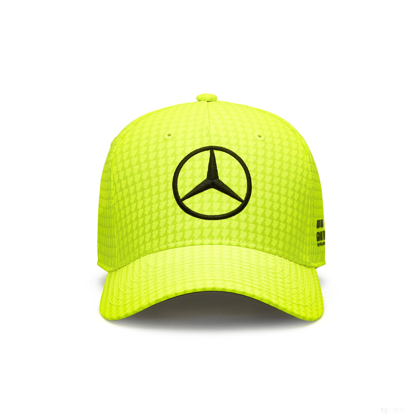 Mercedes Team Kids Lewis Hamilton Col Driver casquette de baseball Neon jaune, 2023 - FansBRANDS®