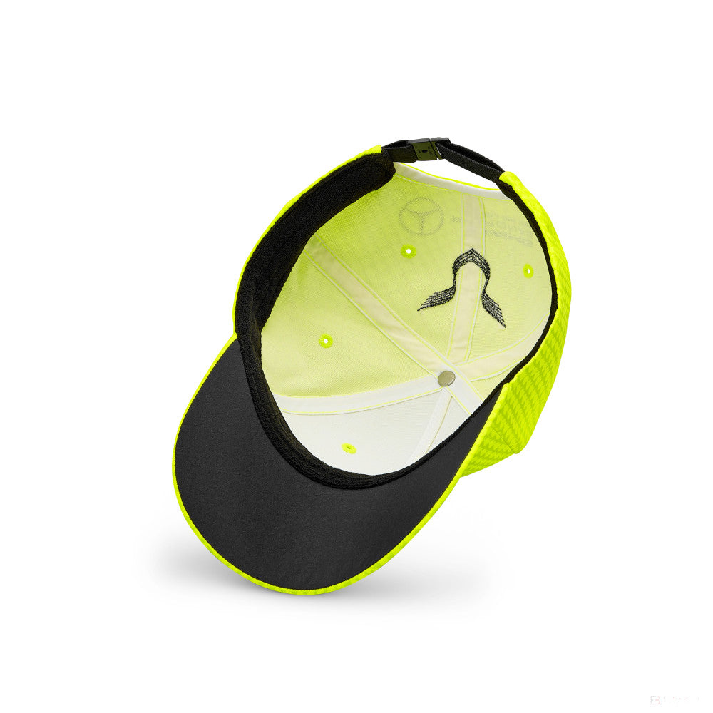 Mercedes Team Kids Lewis Hamilton Col Driver casquette de baseball Neon jaune, 2023 - FansBRANDS®