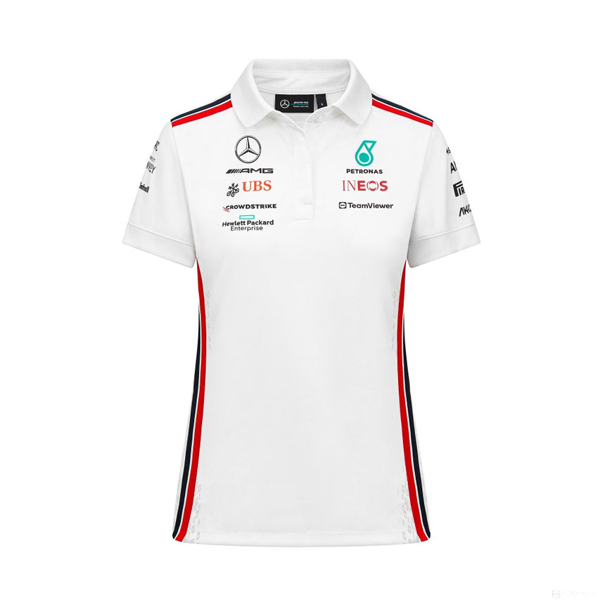 Équipe Mercedes, T-shirt pour femmes, blanc, 2023 - FansBRANDS®