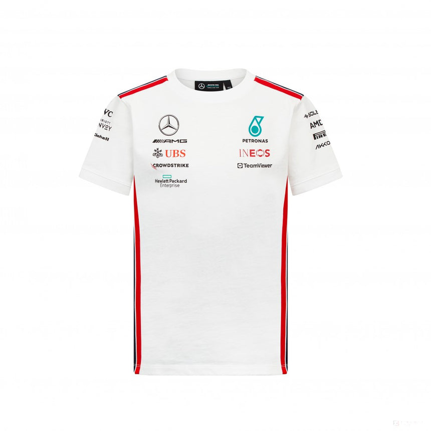 T-shirt Mercedes Team Driver, Enfants, Blanc, 2023 - FansBRANDS®