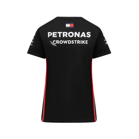 Équipe Mercedes, T-shirt pilote pour femmes, noir, 2023 - FansBRANDS®