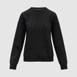 Pull à pois pour femme Mercedes, noir - FansBRANDS®