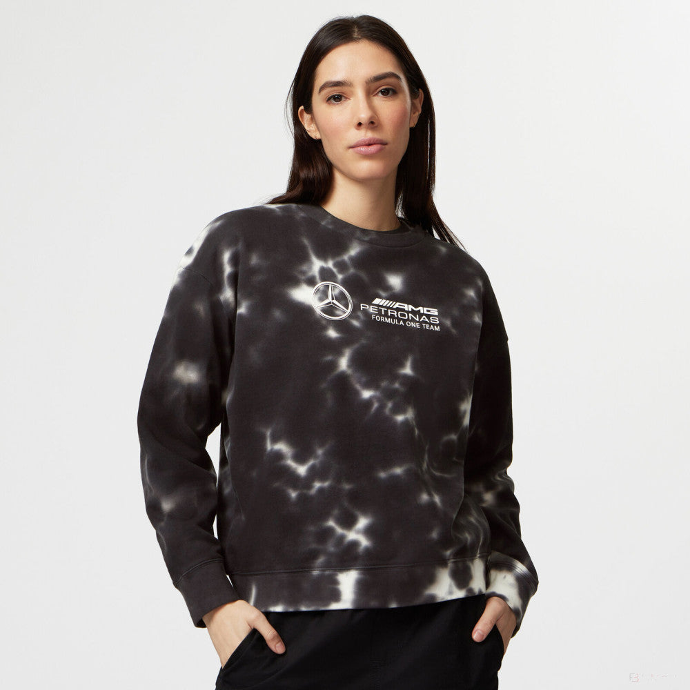 Mercedes, femme, Tie Dye Crew, gris - FansBRANDS®