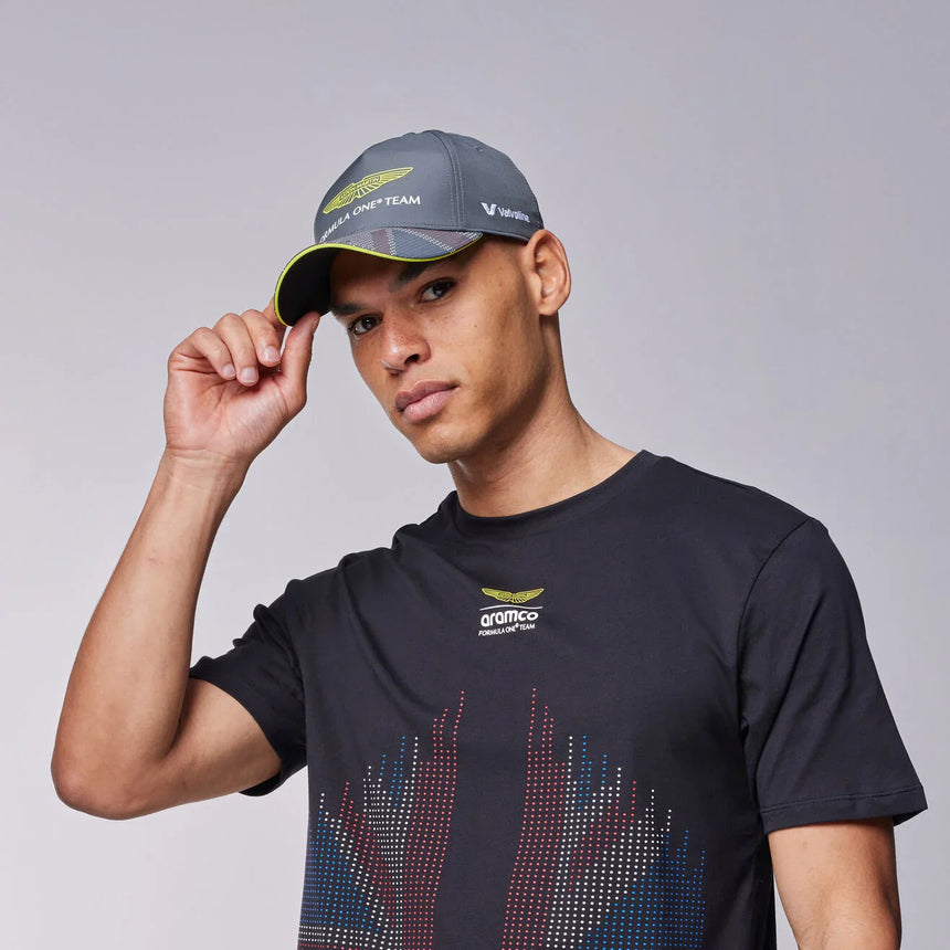 Casquette Aston Martin, équipe, Silverstone, Édition Spéciale, gris