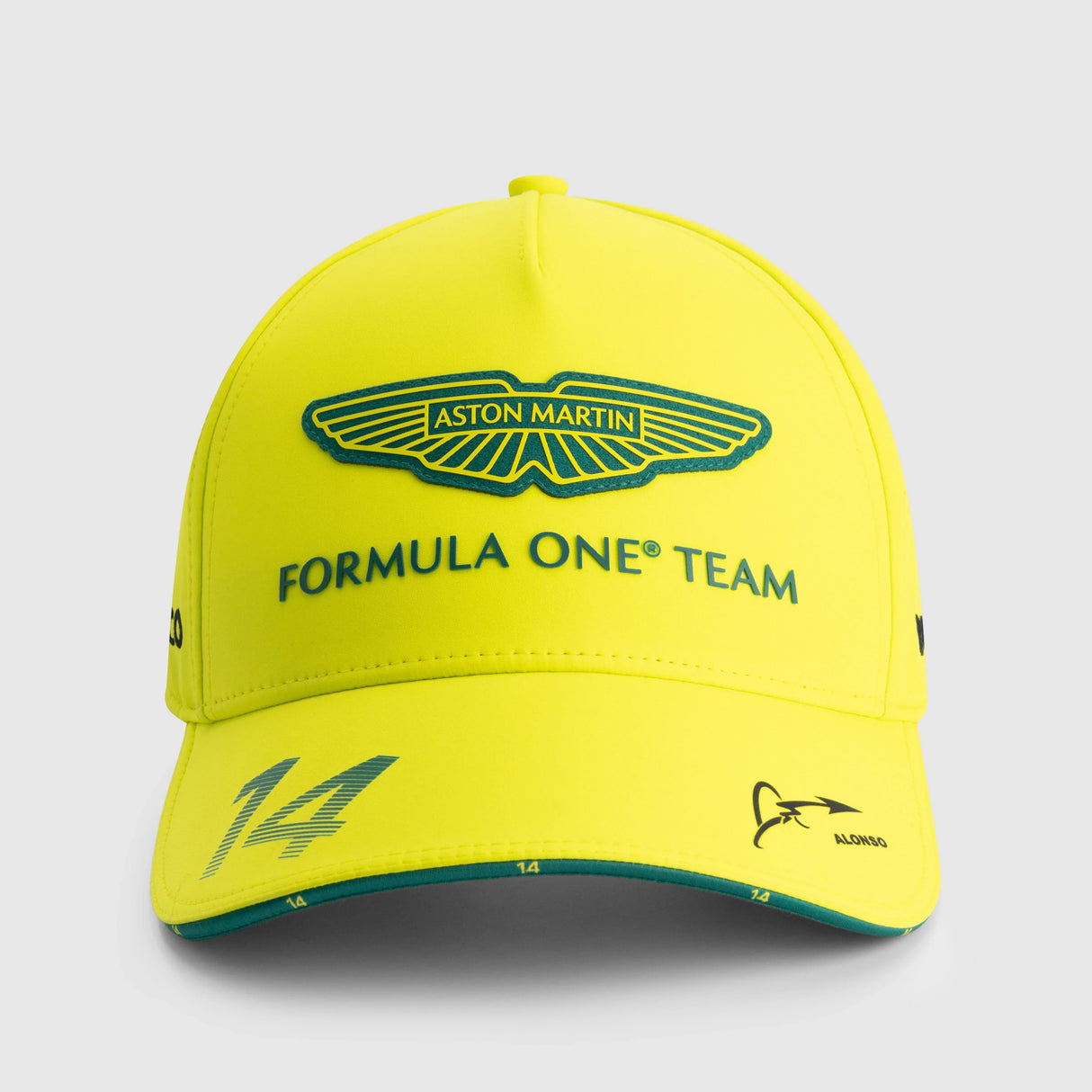 Aston Martin AMF1, Équipe, Casquette, Fernando Alonso, Citron vert 🔥