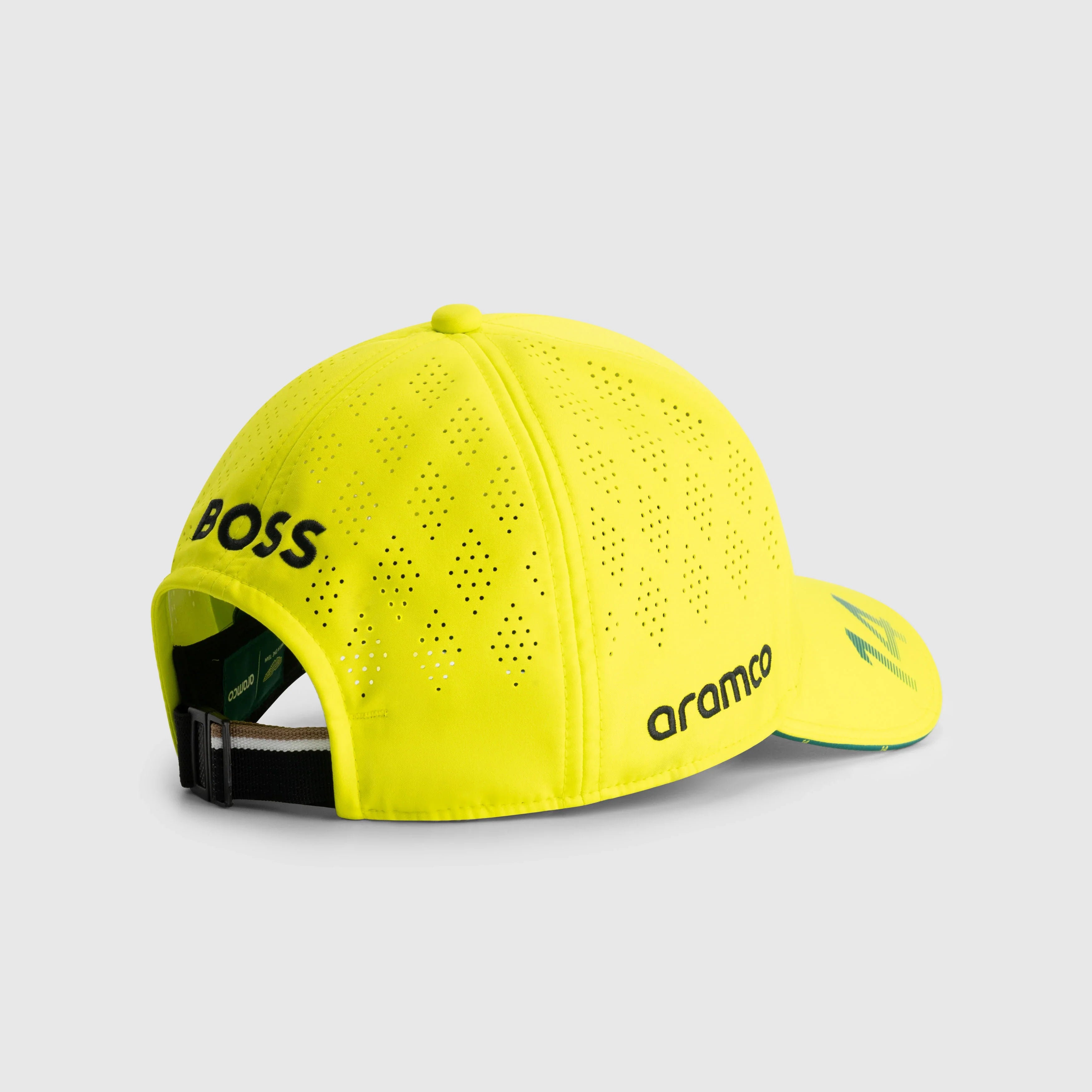 Aston Martin AMF1, Équipe, Casquette, Fernando Alonso, Citron vert 🔥