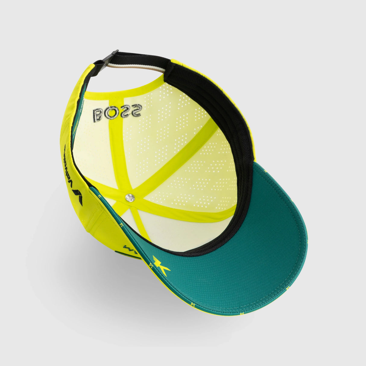 Aston Martin AMF1, Équipe, Casquette, Fernando Alonso, Citron vert 🔥