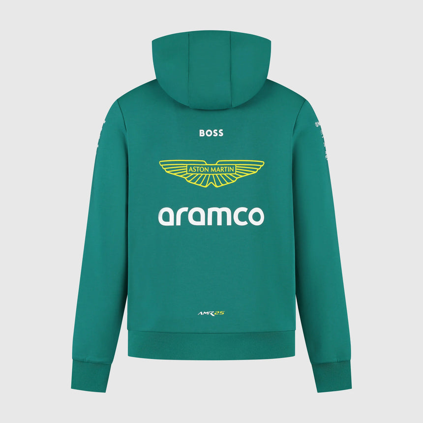 Sudadera con capucha Aston Martin AMF1, color verde