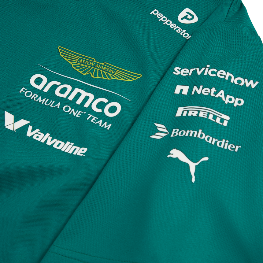 T-shirt Aston Martin, équipe Puma, vert