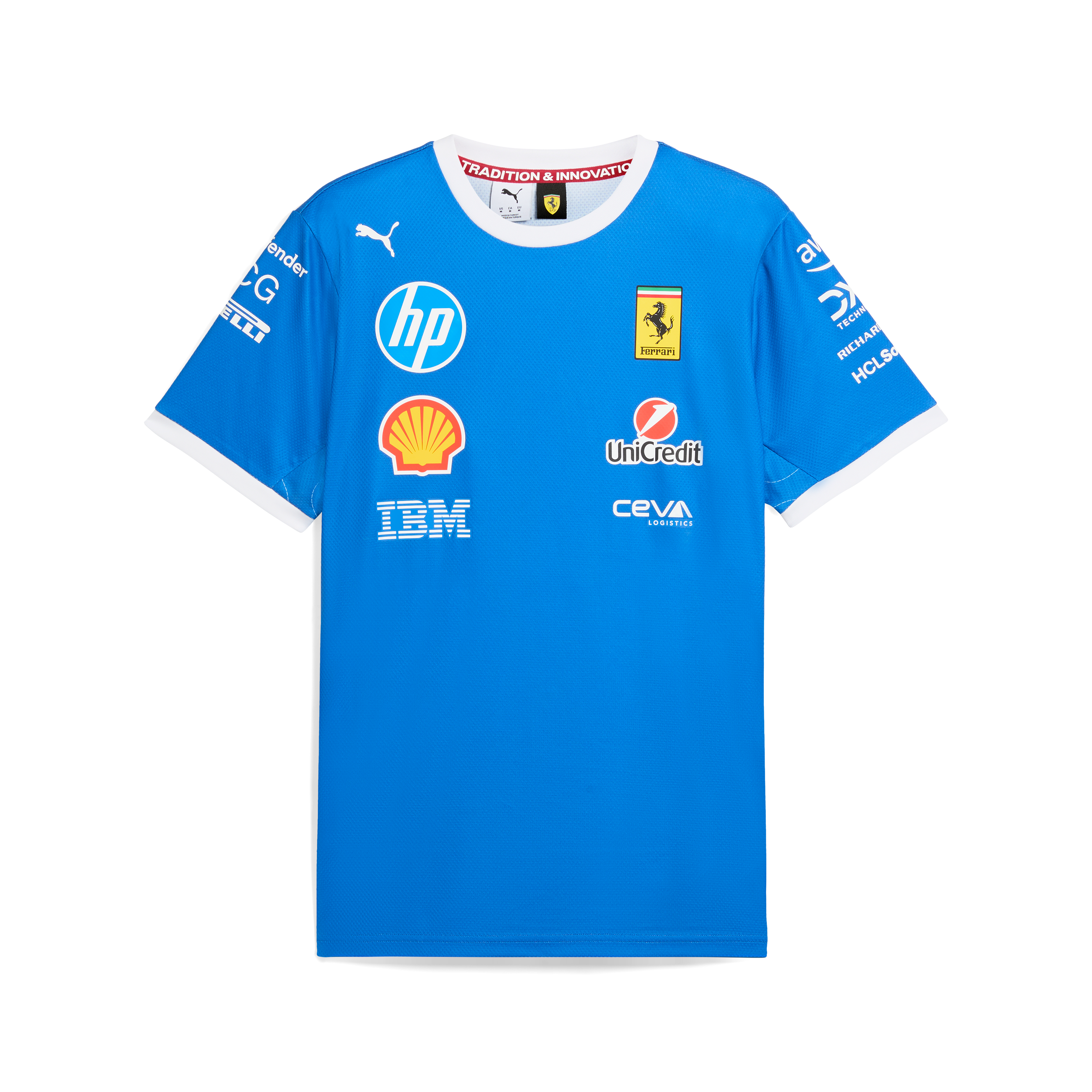 T-shirt Ferrari, équipe, édition spéciale Puma Monza, bleu 🔥