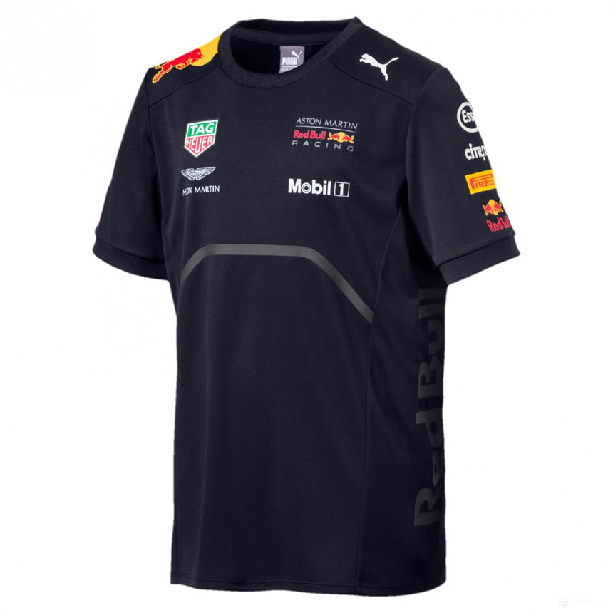 T-shirt col rond Red Bull Racing, bleu - FansBRANDS®