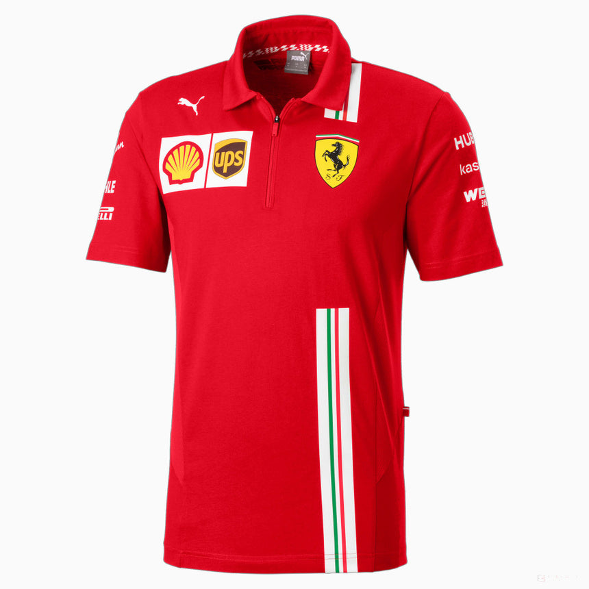 20/21, Rouge, Puma Ferrari Équipe Polo - FansBRANDS®