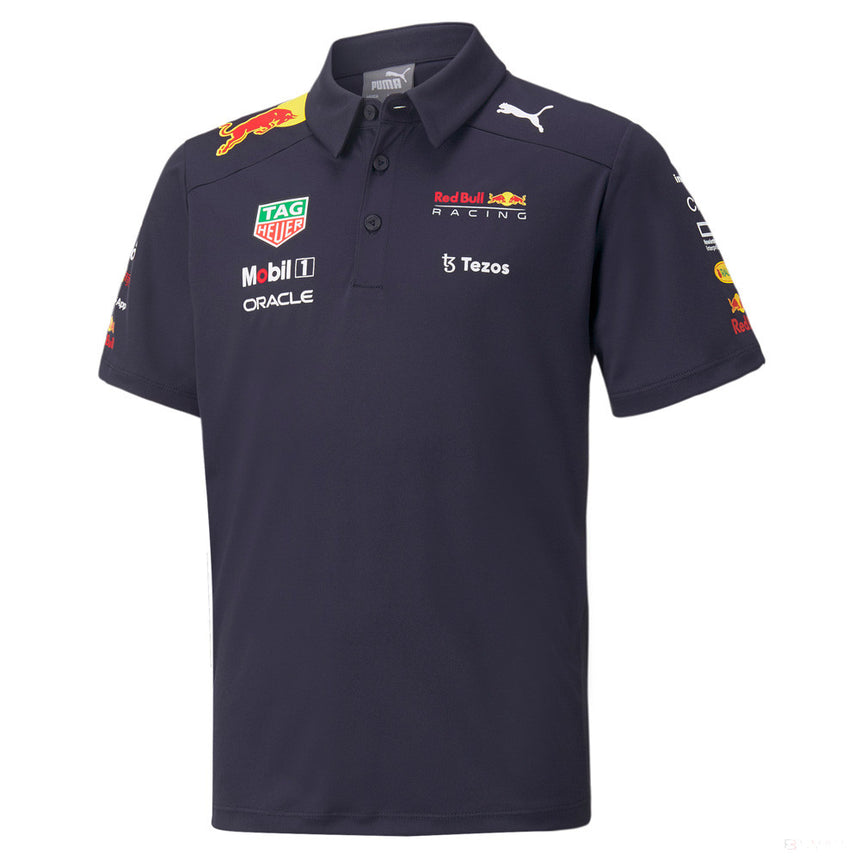 Polo, Enfant, Red Bull Racing Team, 2022, Bleu - FansBRANDS®