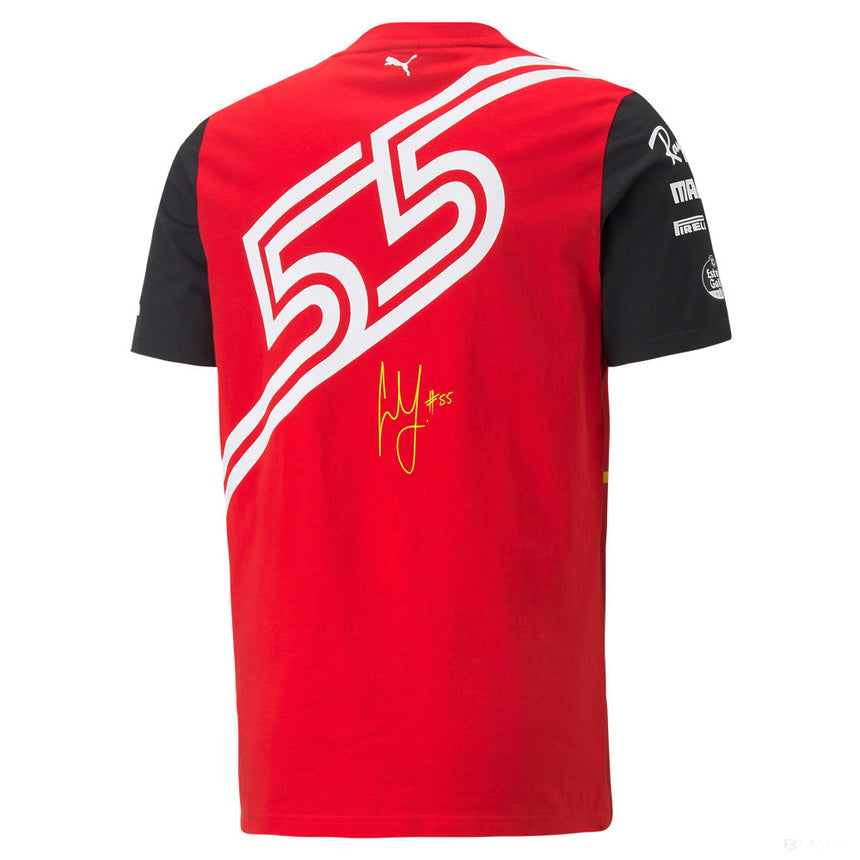 T-shirt col rond, Puma Ferrari Race, 2022, Rouge - FansBRANDS®